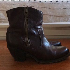 Frye leather ankle boots